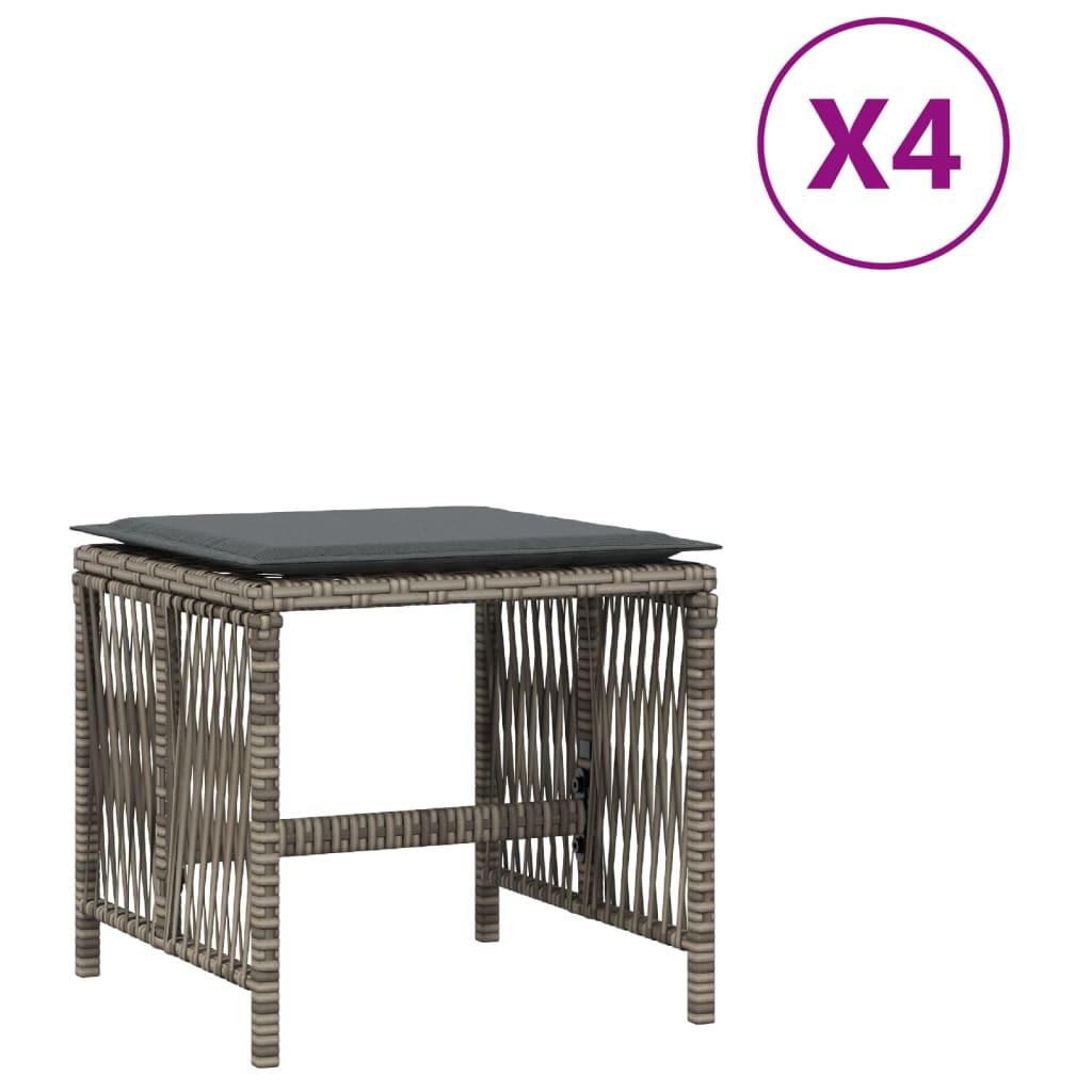 VidaXL  Tabouret de jardin rotin synthétique 