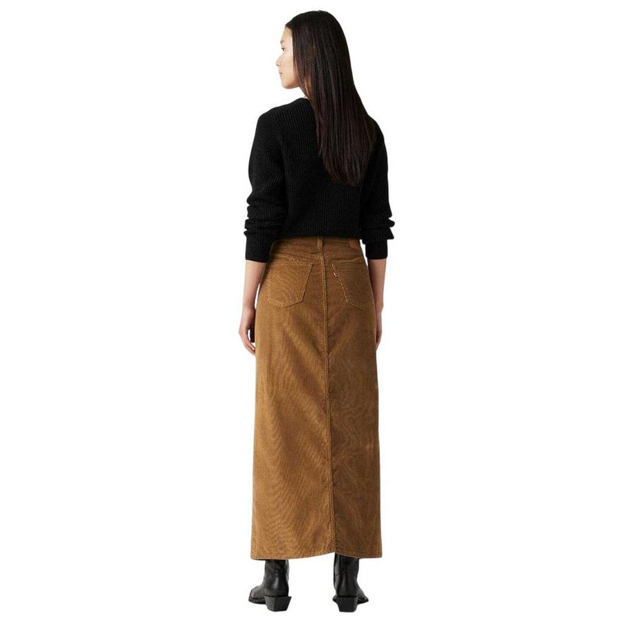 Levis Jupe Longue Denim Taille Haute  