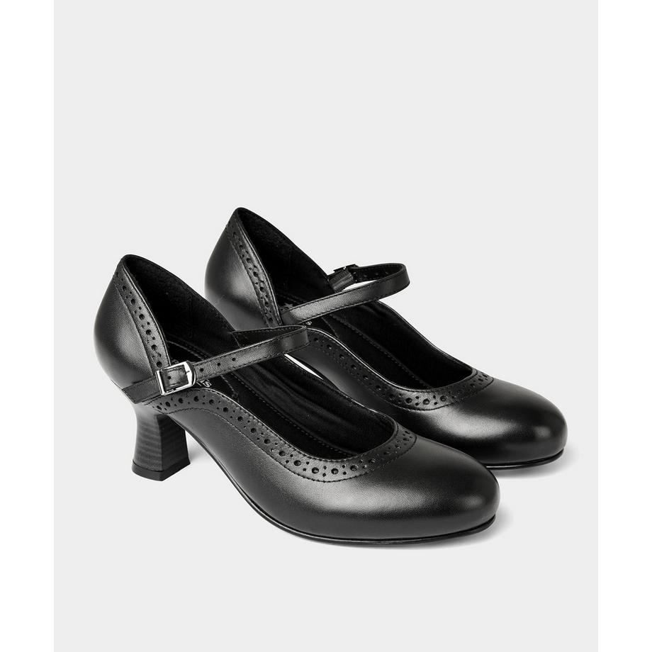 Joe Browns Chaussures Mary Jane en cuir avec détails embossés  