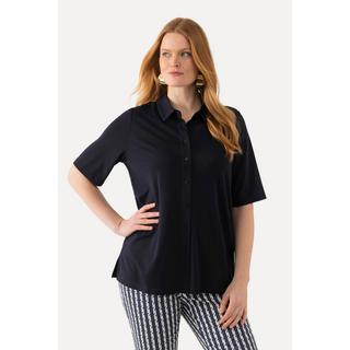 Ulla Popken  Camicia con colletto da camicia, abbottonatura e mezze maniche 