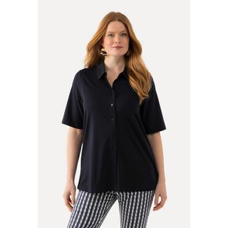 Ulla Popken  Camicia con colletto da camicia, abbottonatura e mezze maniche 