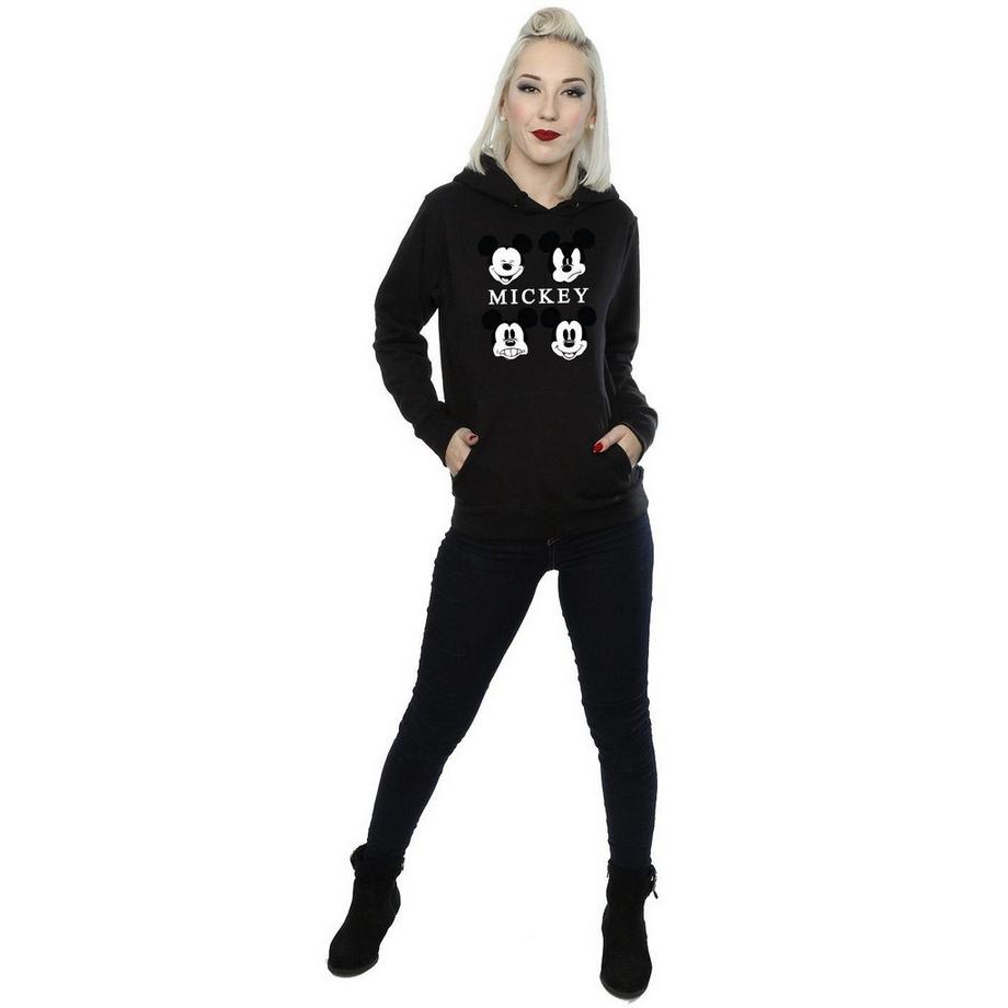 Disney Mickey Mouse Têtes Sweat à Capuche  