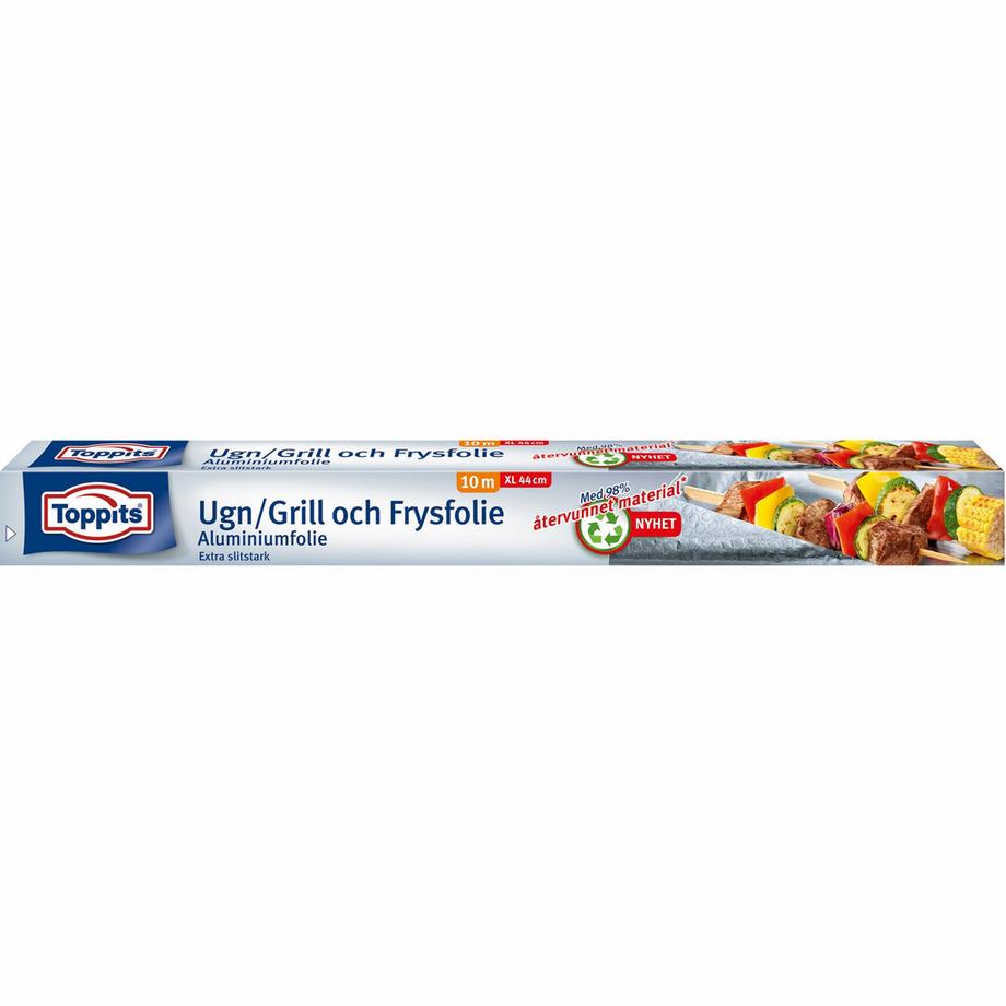 Toppits  Ofen-, Grill- und Gefrierfolie 44 cm x 10 m (12 Stück DFP beachten) 