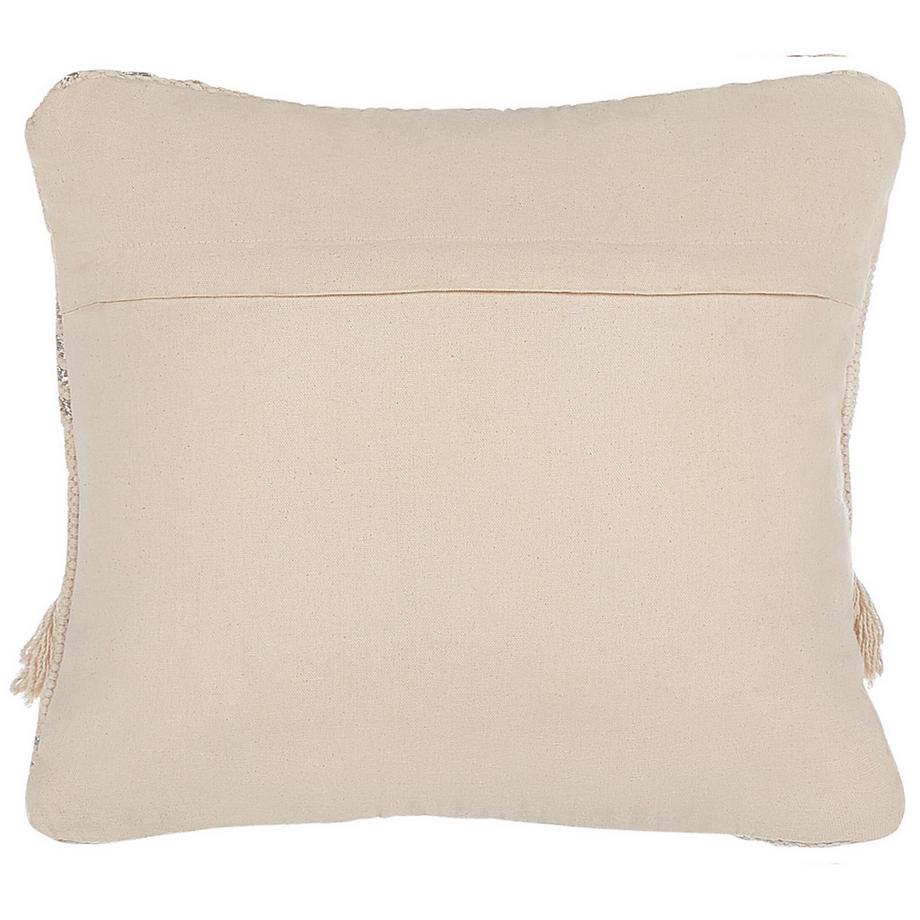 Beliani Lot de 2 coussins décoratifs en Coton Boho VAYALI  
