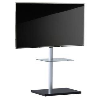 VCM Universal TV VESA Standfuß Ständer Fernseh Rack Ablage Glas Nalano Fachboden  