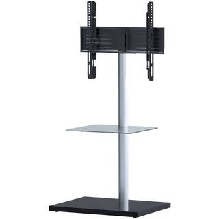 VCM Universal TV VESA Standfuß Ständer Fernseh Rack Ablage Glas Nalano Fachboden  