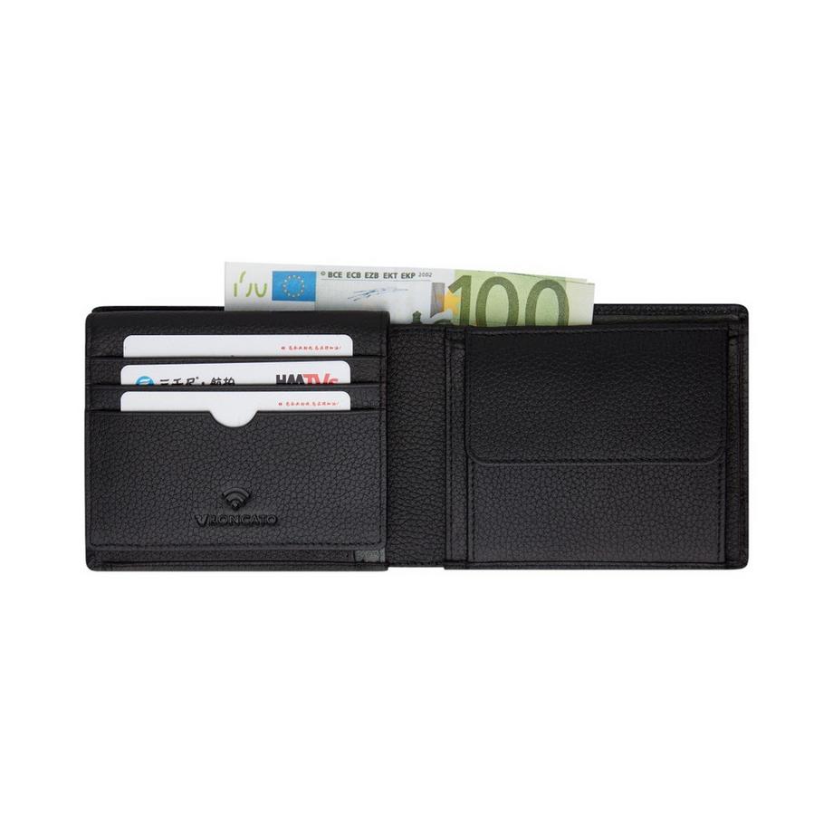 RONCATO Alaska Porte-monnaie avec compartiment à pièces noir  