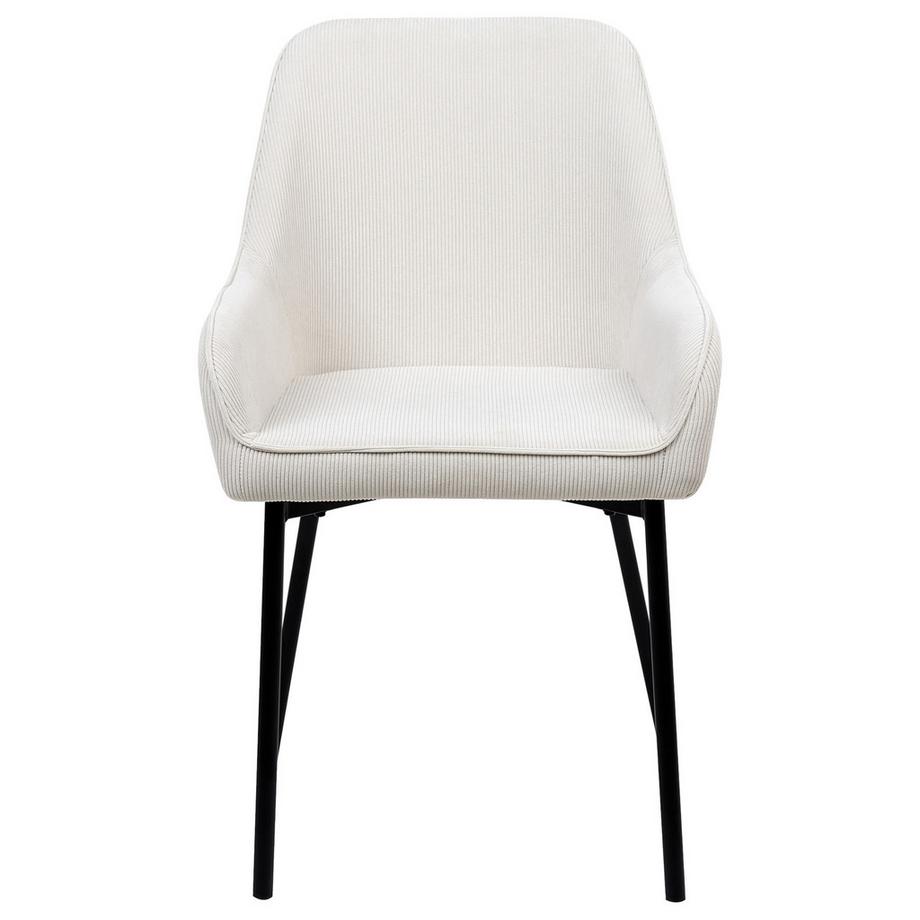 Beliani Set di 2 sedie da pranzo en Velluto a coste  LOVERNA  