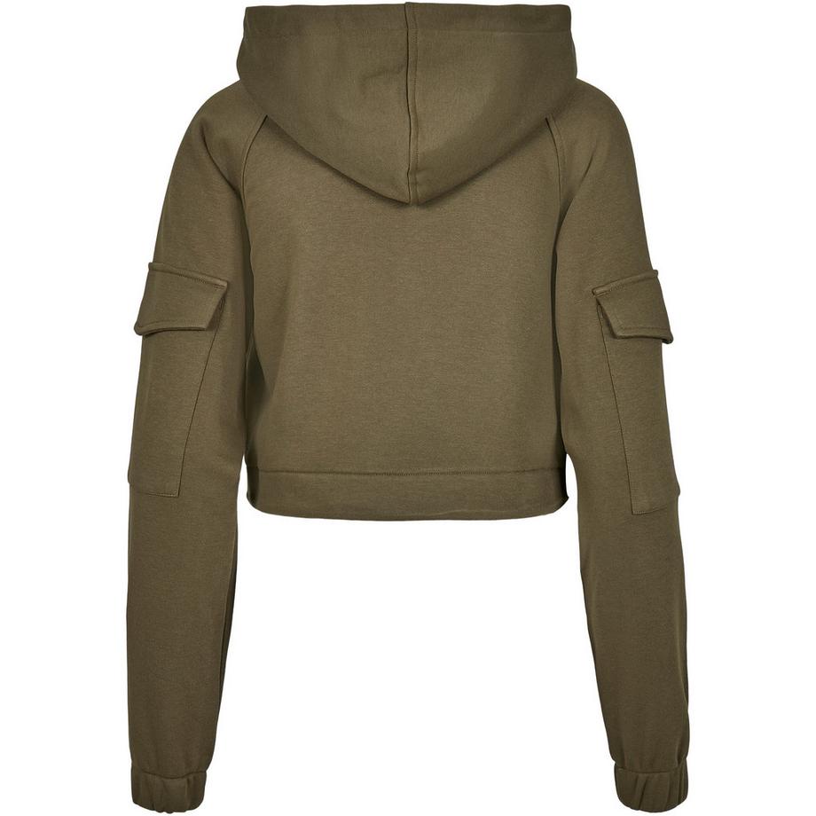 URBAN CLASSICS Sweatshirt à Capuche Worker Shorts Grandes Tailles  