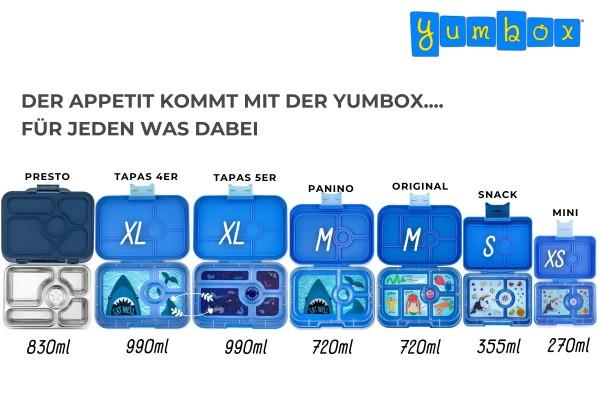 Yumbox Yumbox Tapas XL 5C True Blue Jungle Znüni Lunchbox  