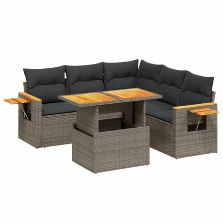 VidaXL Garten sofagarnitur poly-rattan  