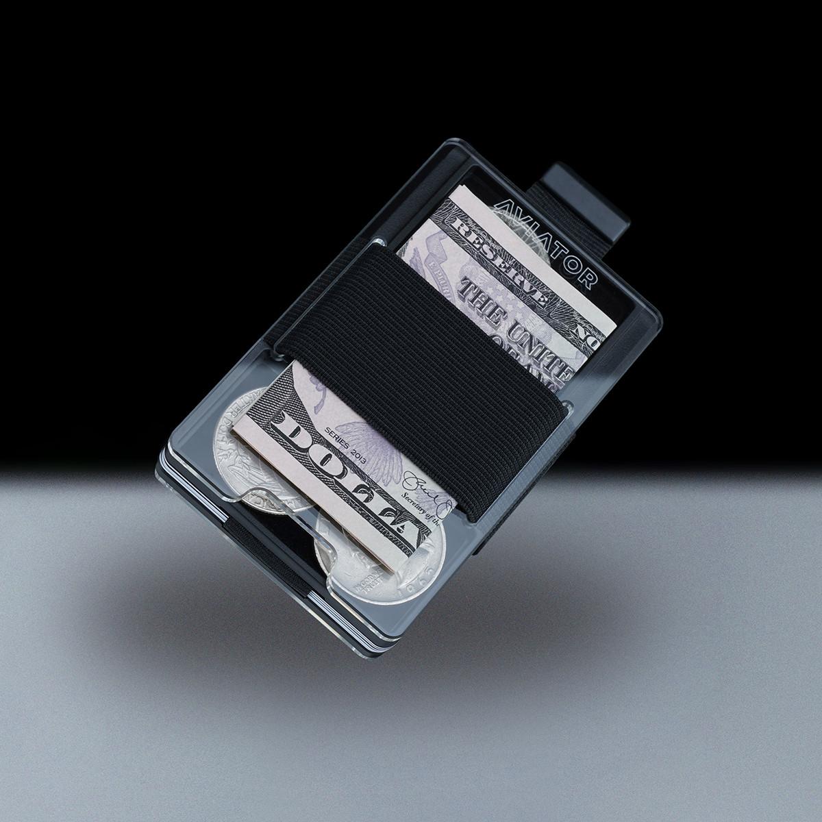 AVIATOR Smart Wallet Slide Fusion Black  