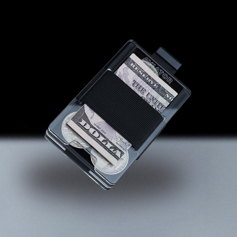 AVIATOR Smart Wallet Slide Fusion Black  