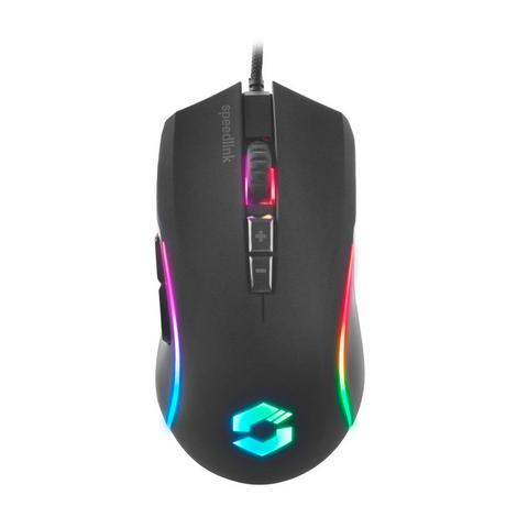 SPEEDLINK  SL-680022-RRBK mouse Gaming USB tipo A 6400 DPI 