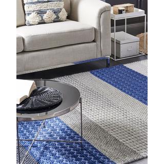 Beliani Tapis en Laine Rétro AKKAYA  