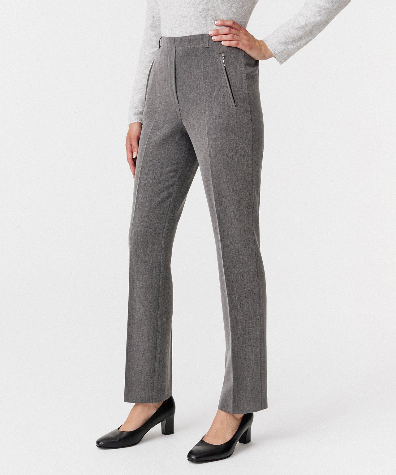 Image of Gerade Hose. Damen Grau 40