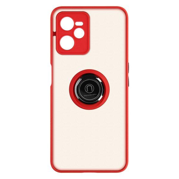 Avizar  Ring-Hülle für Realme C35 Rot 