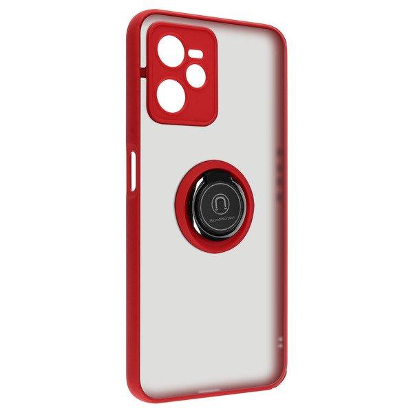 Avizar  Ring-Hülle für Realme C35 Rot 