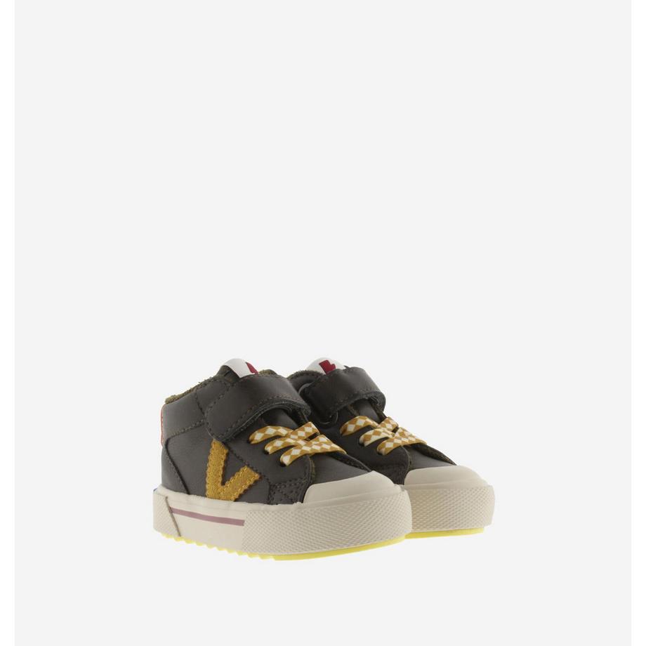 Victoria Baskets stretch et effet cuir pour enfants  
