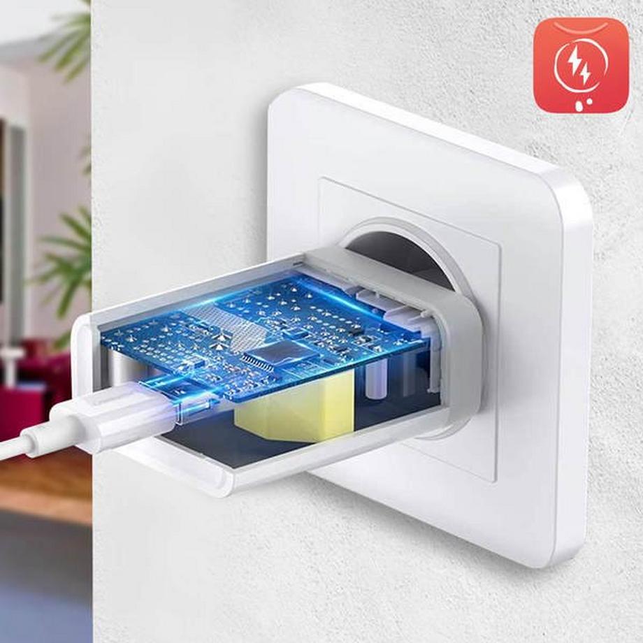 HUAWEI  Chargeur Huawei SuperCharge 40W Blanc 