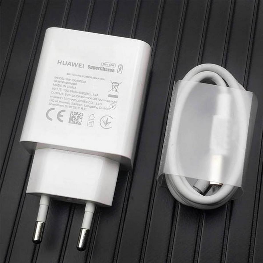 HUAWEI  Chargeur Huawei SuperCharge 40W Blanc 