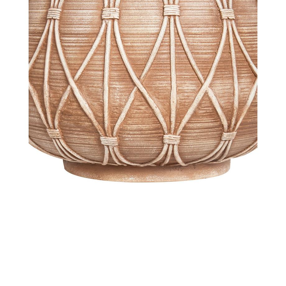 Beliani Vase à fleurs en Oxyde de magnésium Boho DOMOKOS  