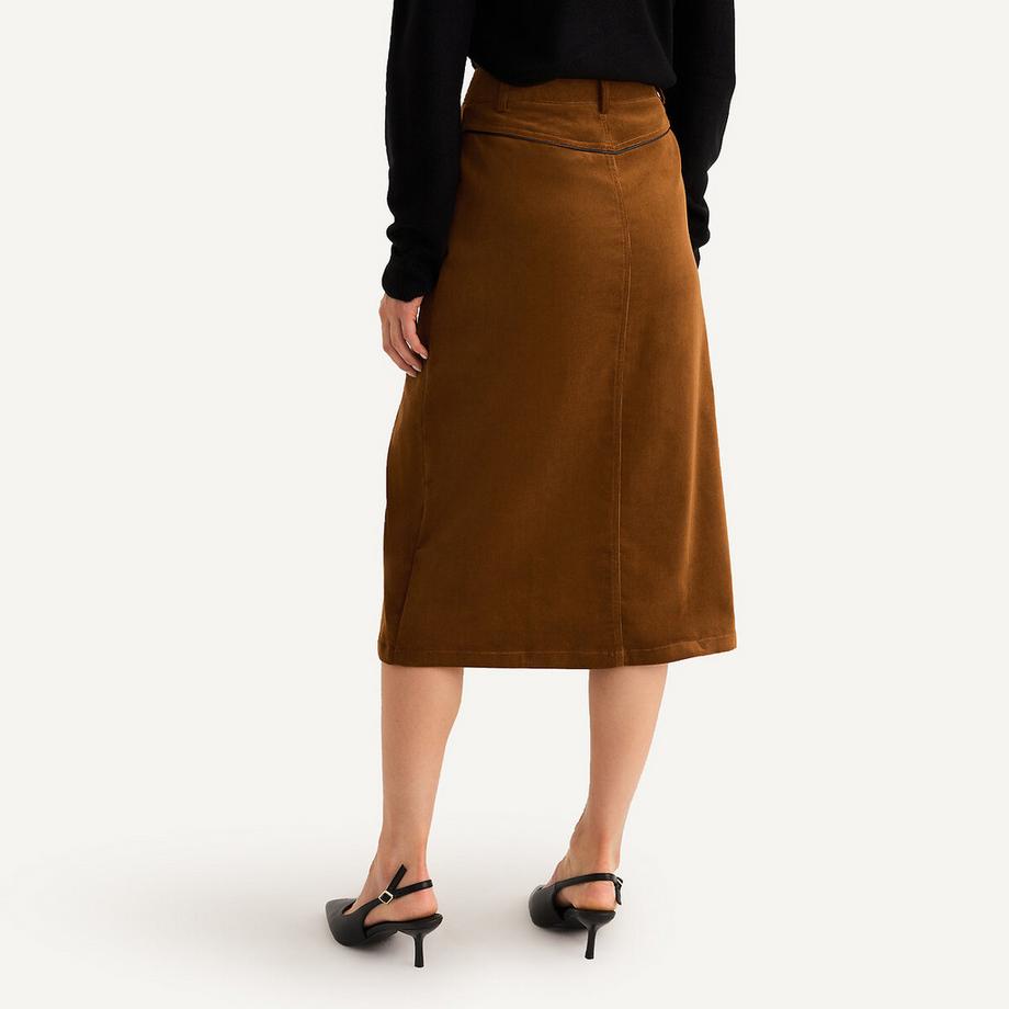 La Redoute Collections Ausgestellter Samtrock  