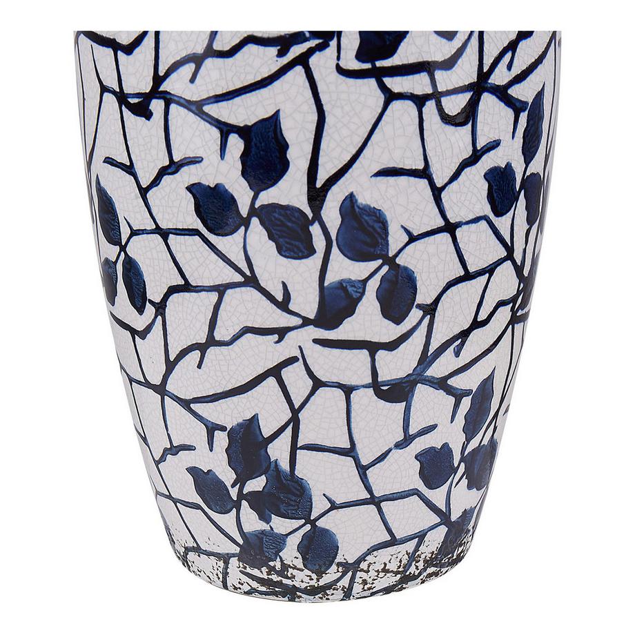 Beliani Vase à fleurs en Grès Rétro MUTILENE  