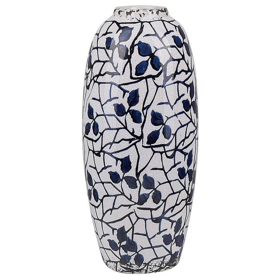 Beliani Vase à fleurs en Grès Rétro MUTILENE  