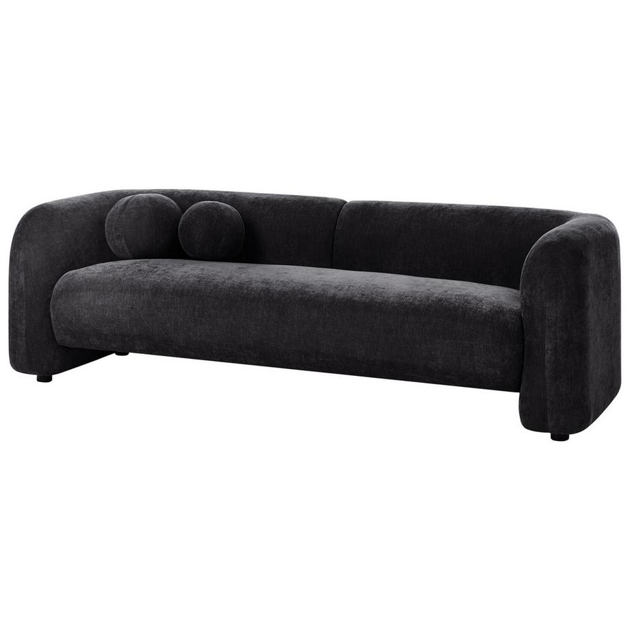 3 Sitzer Sofa aus Chenillegewebe  LEIREN