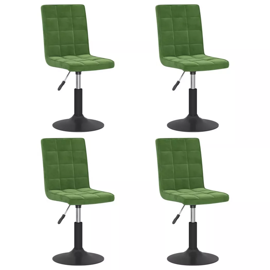 VidaXL - Chaise de salle à manger velours, One Size, Vert