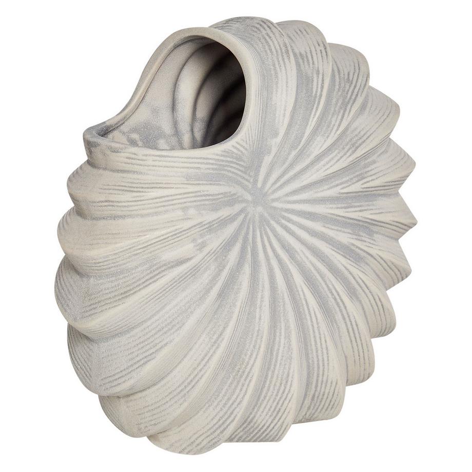 Beliani Vase à fleurs en Grès Moderne SCUP  