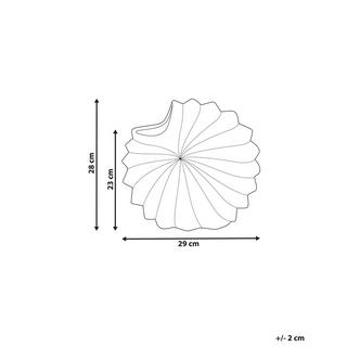 Beliani Vase à fleurs en Grès Moderne SCUP  