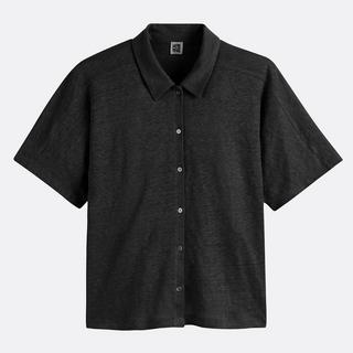 La Redoute Collections Kurzärmeliges Leinen Poloshirt  