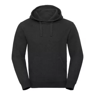 Russell Authentisches Melange Hoodie  Charcoal Black