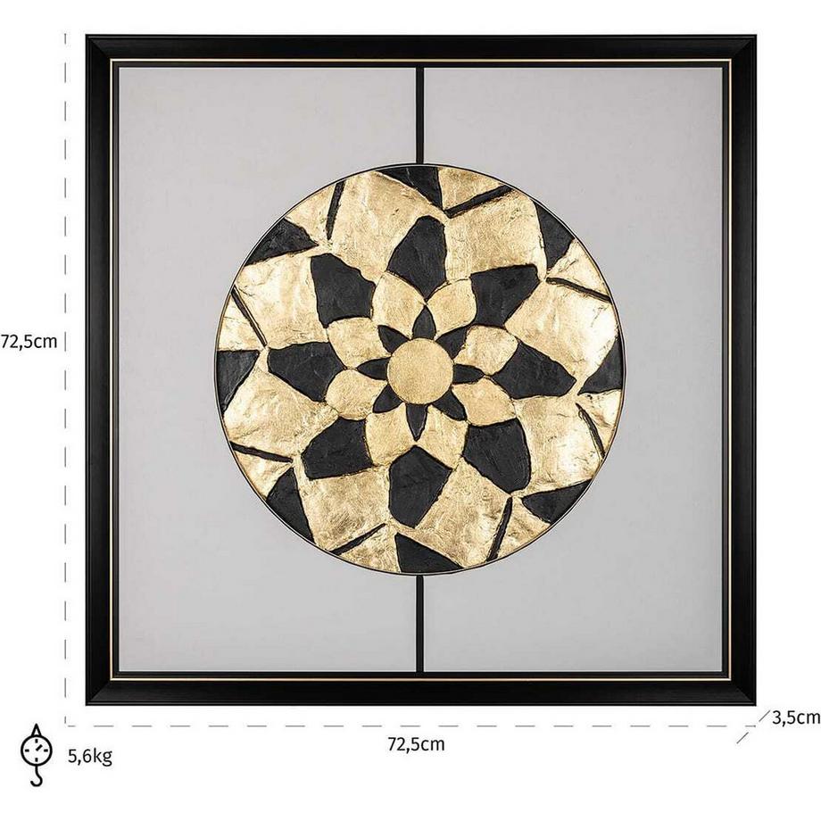 mutoni Bild Wall Art Sun 73x73  