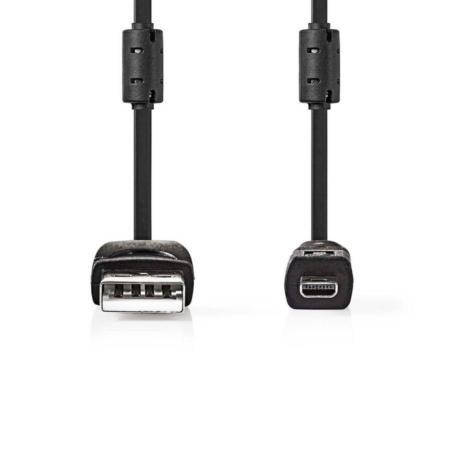 Nedis  Cavo USB | USB 2.0 | USB-A Maschio | UC-E6 8-Pin Maschio | 480 Mbps | Nichelato | 2,00 m | Rotondo | PVC | Nero | Etichetta 