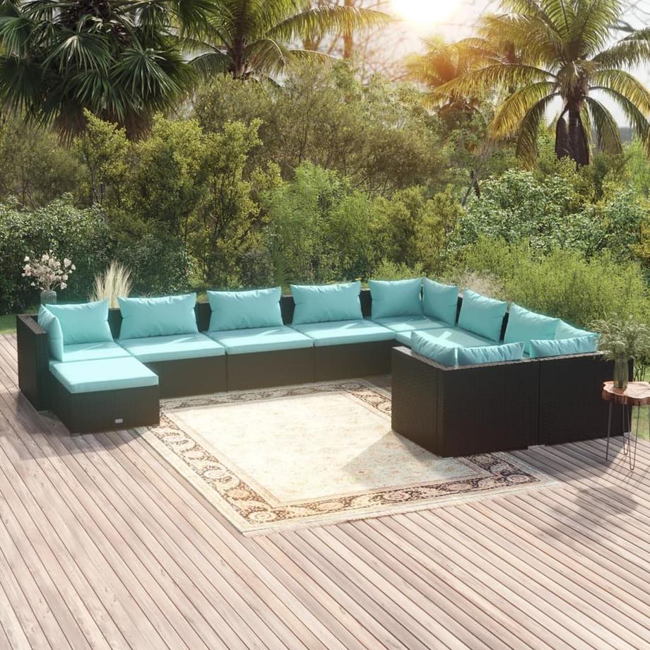 VidaXL Garten-lounge-set poly-rattan  