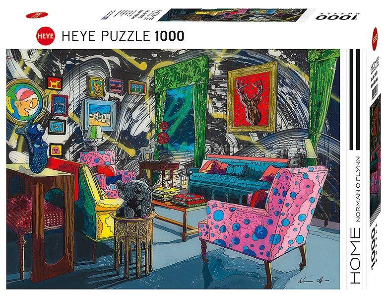 Heye  Puzzle Room With Deer (1000Teile) 