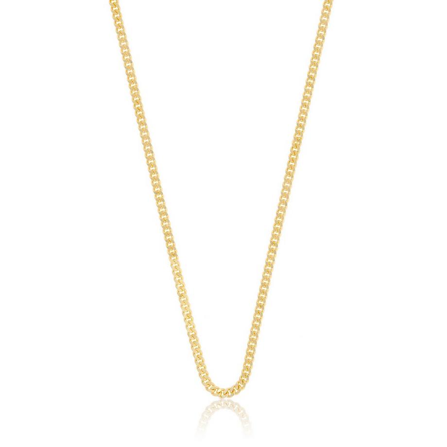 Collier Panzer Gelbgold 750, 2.1mm, 55cm