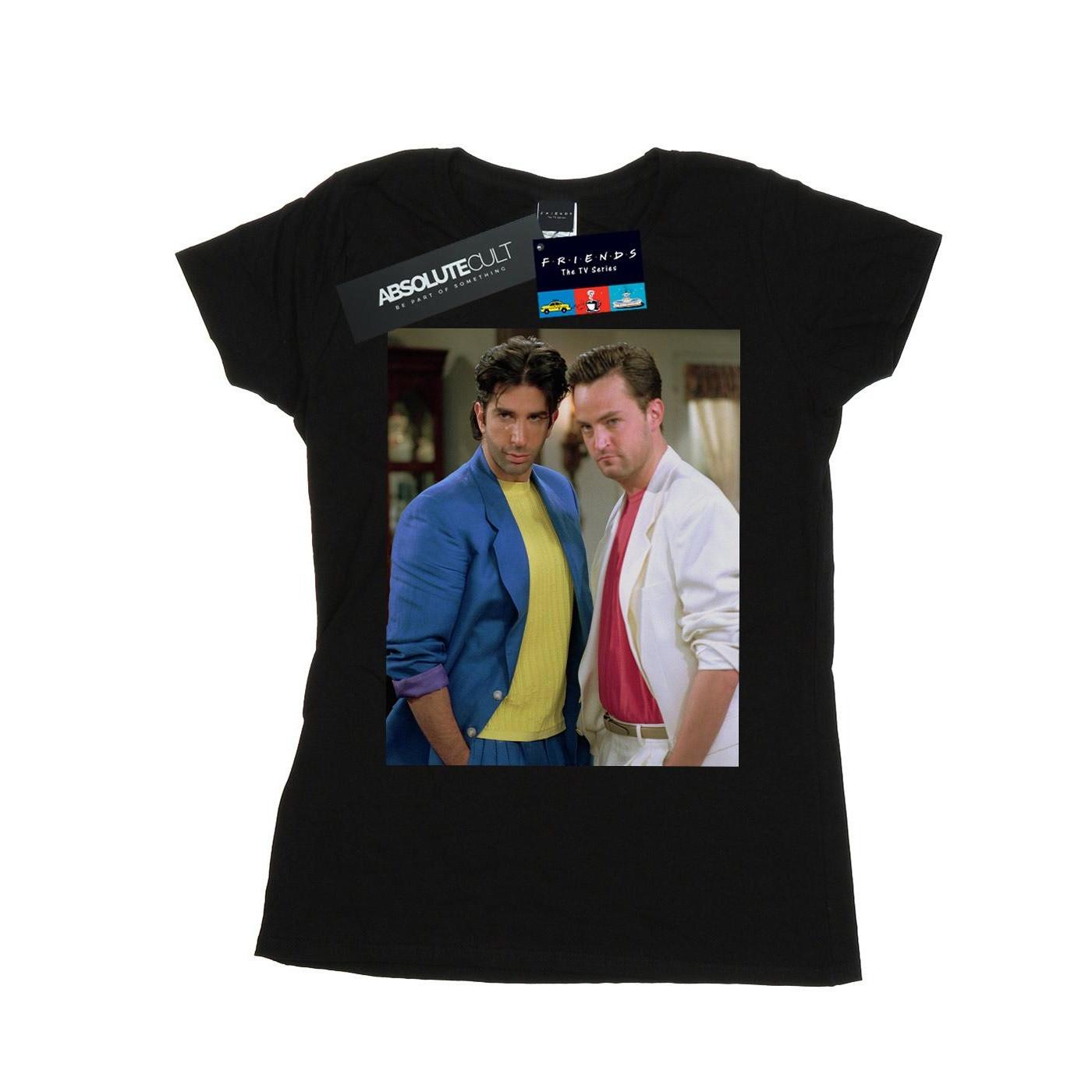 Image of 80's Ross And Chandler Tshirt Damen Schwarz XXL