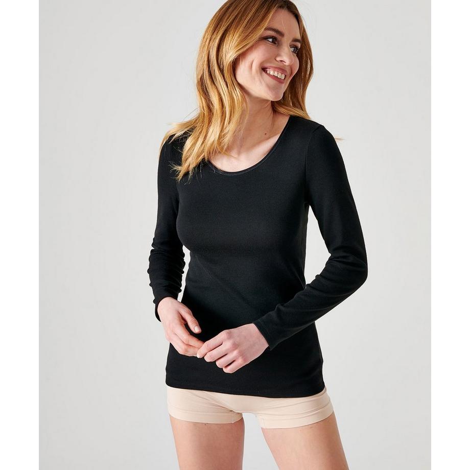 Damart Tee-shirt Manches Longues Thermolactyl Côte Fine Chaleur Moyenne  