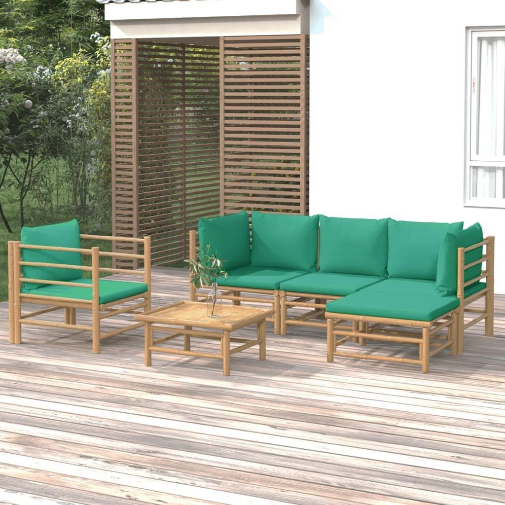 VidaXL Garten lounge set bambus  