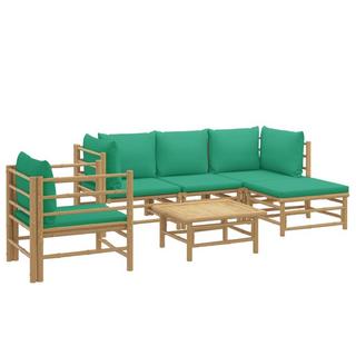 VidaXL Garten lounge set bambus  