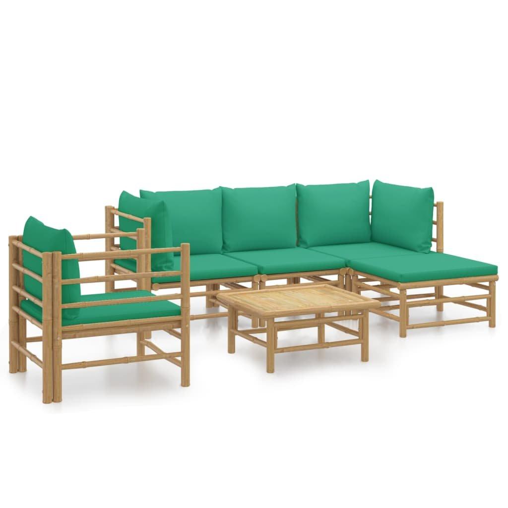 VidaXL Garten lounge set bambus  