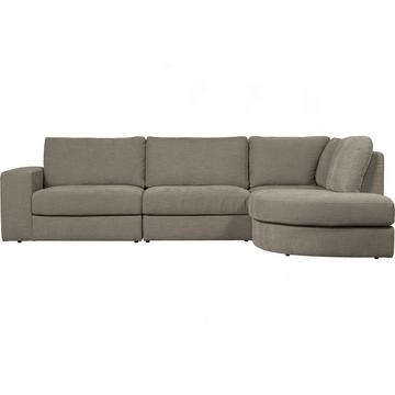 Ecksofa Family Rundung rechts warmgrau 301x189