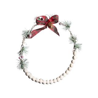 Beliani Set di 3 decorazioni da appendere en Legno di abete Classico KEITELE  