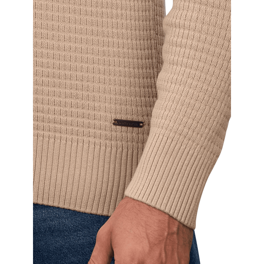 pierre cardin Pullover con mezza cerniera  