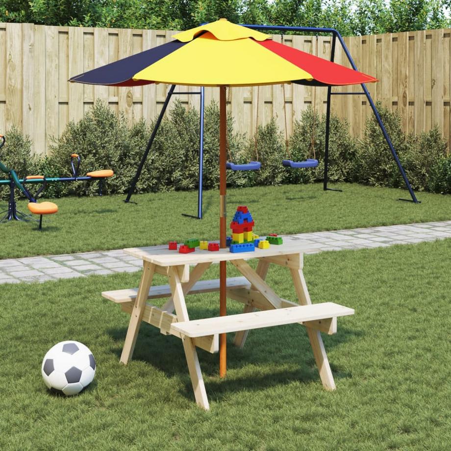 VidaXL Picknicktisch holz  
