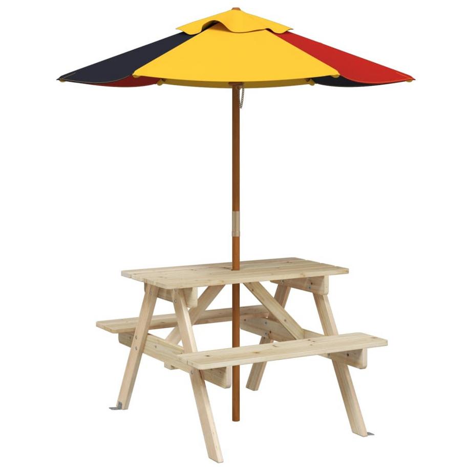 VidaXL Picknicktisch holz  